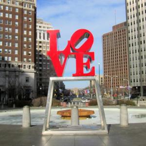 Love Park Sign