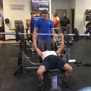 male lifting 
