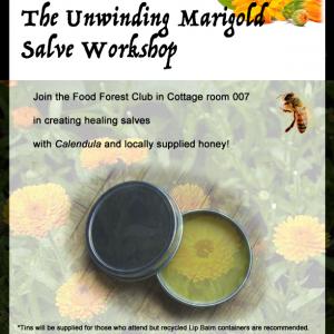 The Food Forest Club will hold a healing slave workshop on Monday, April 30.