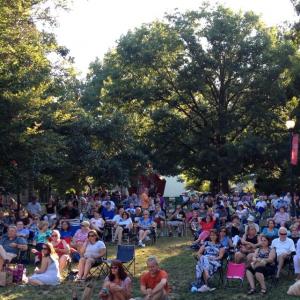 A crowd enjoys a performance at the Upper Dublin Concert Series at Temple University Ambler.