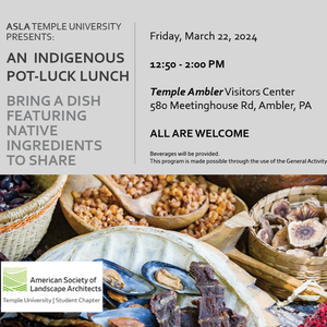 American Society of Landscape Architects Indigenous Potluck