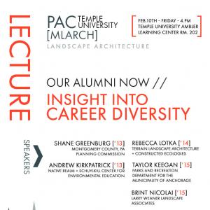 Lecture - Our Alumni Now: Insight Into Career Diversity