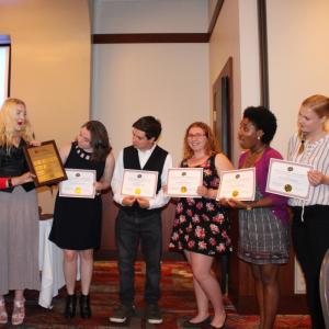 Students are honored at the Ambler Campus Student Academic and Leadership Awards Ceremony.