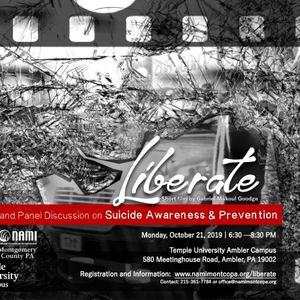 Liberate — Film Screening and Panel Discussion on Suicide Awareness & Prevention