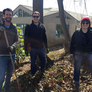 Society for Ecological Restoration works on a project.