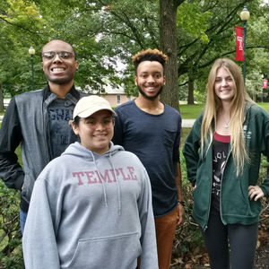 Students get involved at Temple University Ambler with the Ambler Student Life Board.