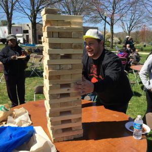The Ambler Campus Program Board spring event includes giant Jenga!