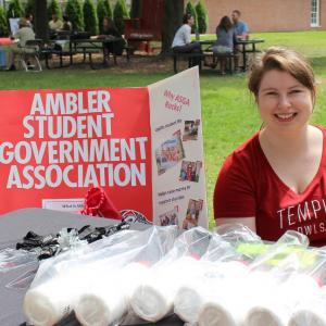 Students have fun at an Ambler Student Government Association-sponsored event.