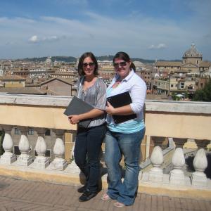 Department of Landscape Architecture and Horticulture students study abroad in Rome.
