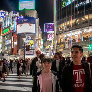 Temple students in Tokyo