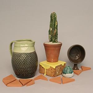 Sample of wares at Ceramics Guild Sale