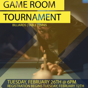 Game Room Tournament