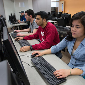 students at the tech center