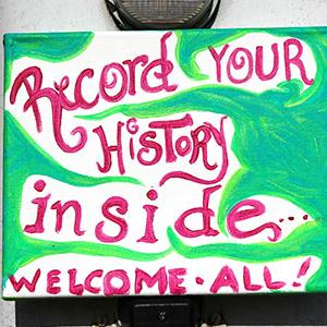 Record your history inside sign