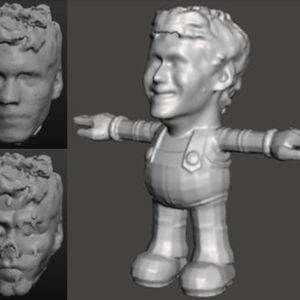 digital fabrication graphic of a man