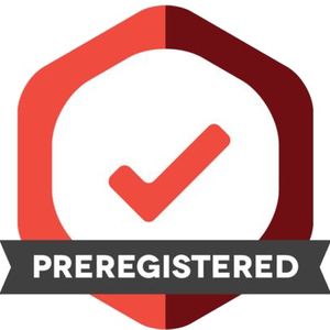 pre registered badge