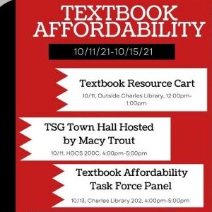 TSG Textbook Affordability Week Panel