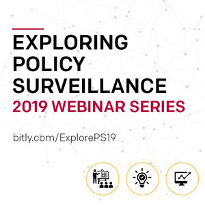 Exploring Policy Surveillance, 2019 Webinar Series