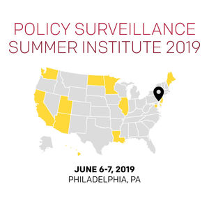 Policy Surveillance Summer Institute 2019