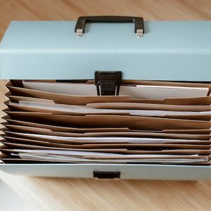 briefcase-for-documents-placed-on-table