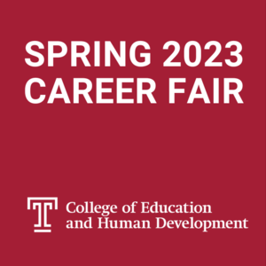 Spring 2023 College of Education & Human Development Career Fair 