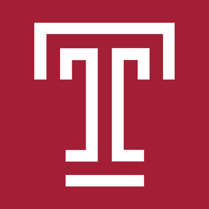 Temple T Cherry Red Logo