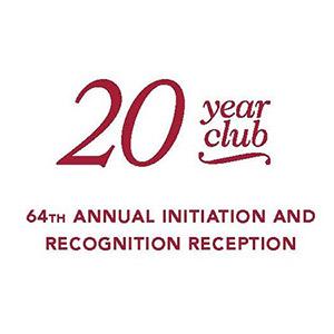 64th Annual 20 Year Club Induction and Recognition | Calendar of Events