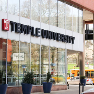 Exterior photo of Temple University Harrisburg. 