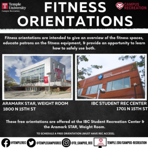 Photos of the outside of two different fitness facilities