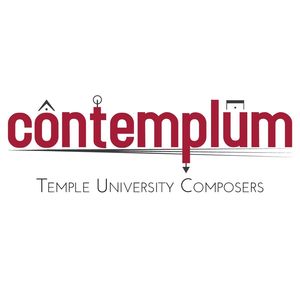 contemplum logo; red text on white background