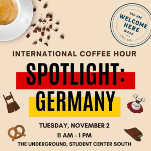 International Coffee Hour: Spotlight on Germany Event Flyer