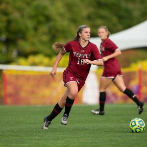 Temple Womens Soccer player